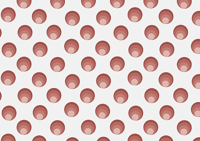 Retro 60s Spots, Flicker - Roller Blind - Image 6